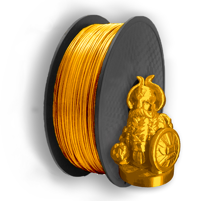 filamento con vikingo transparente naranja